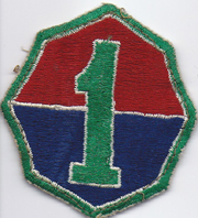 1st Army Patch