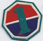 1st Army Patch Multi-Piece Construction