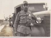 WWII EraJapanese  Army Truck Driver Photo