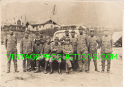 WWII Japanese Army Group Of Drivers Photo