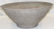 Japanese WWII - Occupation Period Pot Metal Grinding / Mixing Bowl Made Out Of Wrecked Aircraft Metal.