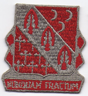 1950's- 1960's 7th Artillery Pocket Patch