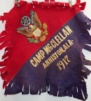 Camp McClellan 1917 Multi-Piece Wool Pillow Cover