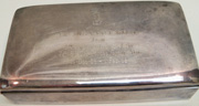 Special Forces Officer's Engraved Silver Jewelery Box Vietnam