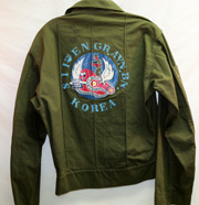 811th Aviation Engineers Korea Painted HBT Shirt