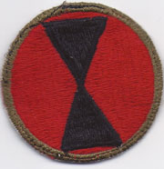 7th Division Japanese Made Patch