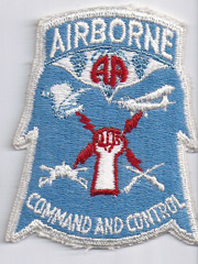 82nd Airborne Division Command & Control  Pocket Patch