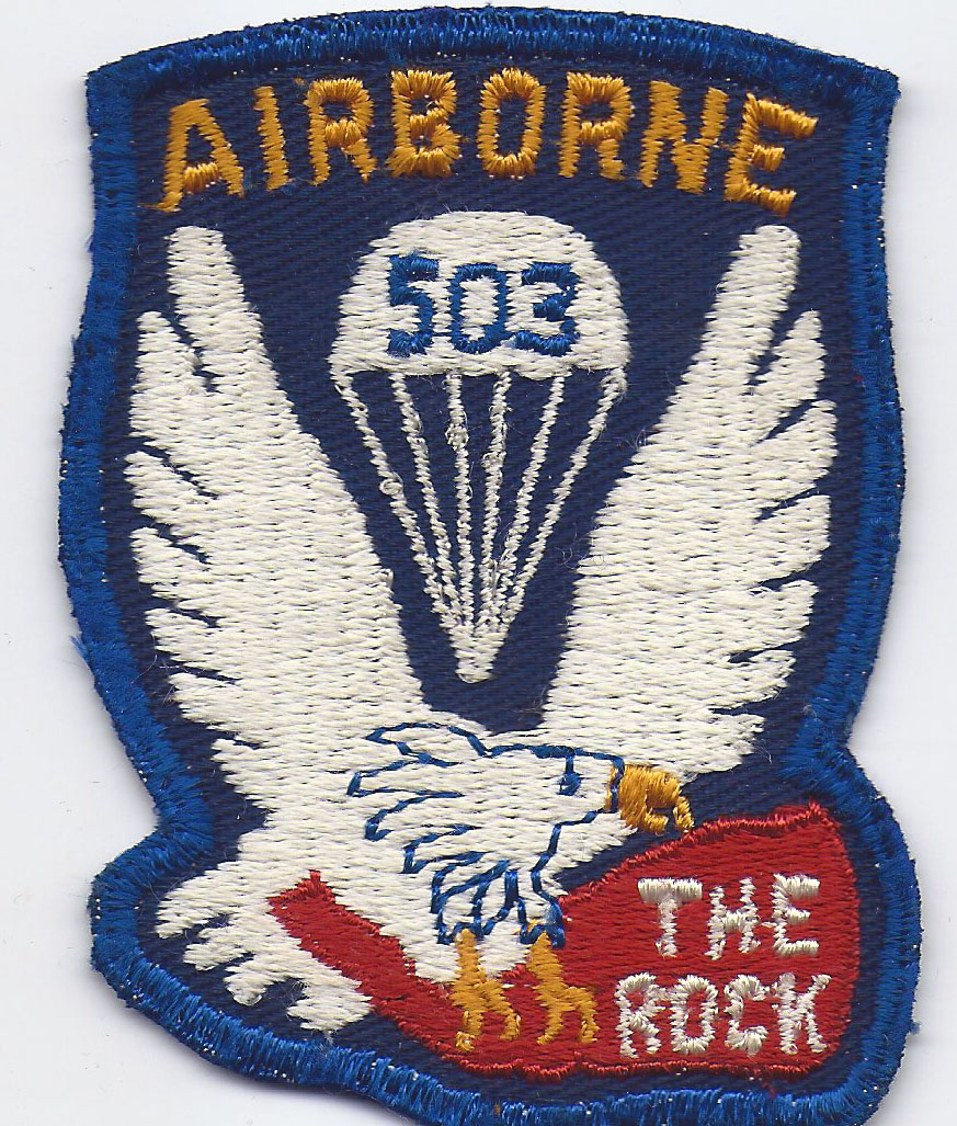 1950's 503rd Airborne Infantry Regiment Pocket Patch.