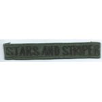 Stars And Stripes Correspondents Name Strip Vietnam