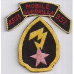 Vietnam Det B-55 5th Mike Force Installation PassDetachment A-303 Mobile Guerilla Force 957 Patch