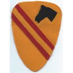ASMIC 1920's-1930's 1st Cavalry Ordnance Troops Patch