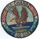 50's-60's USS Charr SS-328 Japanese Made Submarine Patch