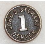 1st John S Stewart Unit Denver Enlisted Collar Disk