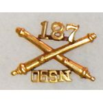 187th Airborne Artillery Observor Officers Collar Device