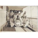 WWII Japanese Army Covalescent Soldiers Onboard Ship
