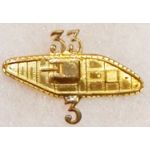 3rd Squadron 33rd Armored Regiment Officers Collar Device