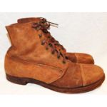 WWI Army Rough-out Low Quarter Shoes / Boots