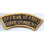 Army Correspondent Shoulder Tab