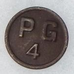 WWI 4th Prison Guard Enlisted Collar Disc