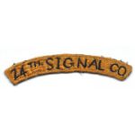 24th Signal Company Japanese Made Tab