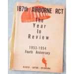187th Airborne Regimental Combat Team 1954-1955 Unit History