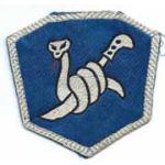 ASMIC WWII - Occupation Period 158th Regimental Combat Team BUSHMASTERS Theatre Made Patch