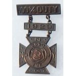 1929 369th Infantry Harlem Hellfighters New York Duty Medal