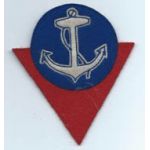 WWII High School Victory Corps Sea Service Multi-Piece Wool Patch