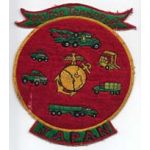 1950's US Marine Corps Motor Transport Back Patch