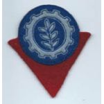 WWII High School Victory Corps Production Service Multi-Piece Wool Patch