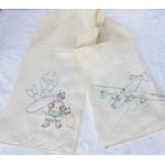 WWII Australian Made 319th Bomb Squadron 90th Bomb Group Pilots Parachute Silk Scarf
