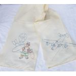 WWII Australian Made 319th Bomb Squadron 90th Bomb Group Pilots Parachute Silk Scarf