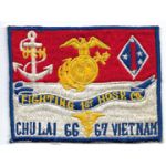 US Marine Corps 1st Hospital Company Chu Lai Vietnam 1966-67 Patch