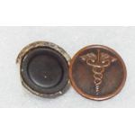 WWI Medical Photo Locket Enlisted Collar Disc