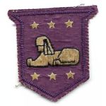 WWII - Occupation Military Intelligence Japan Bullion & Raw Silk Patch