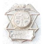 WWII - 1950's Boeing Aircraft Company Sergeant Deputy Sheriff Badge