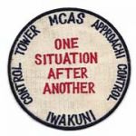 US Marine Corps Air Station Iwakuni Control Tower Squadron Patch