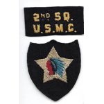 WWI - 1920's US Marine Corps 2nd Squadron 2nd Division Patch Set