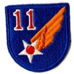 WWII AAF 11th Air Force Patch