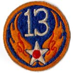 WWII AAF 13th Air Force Patch