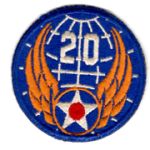 WWII AAF 20th Air Force Patch