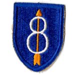 WWII 8th Division Patch