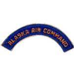 WWII AAF Alaska  Air Command Arc Patch