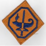 WWII ASTP / Army Specialized Training Program Two Piece Patch