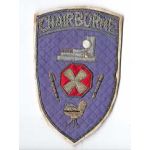 Occupation - Early 1950's 8th Army Chairborne Bullion & Raw Silk Pocket Patch