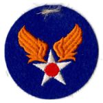 WWII AAF Headquarters On Felt Patch