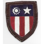 WWII Multi-Piece Leather CBI Flight Jacket Patch