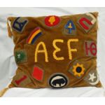 WWI Allied Expeditionary Force Patch Pillow