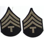 WWII Technical Sergeant Chevron Set