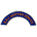 WWII AAF Air Weather Service Arc Patch